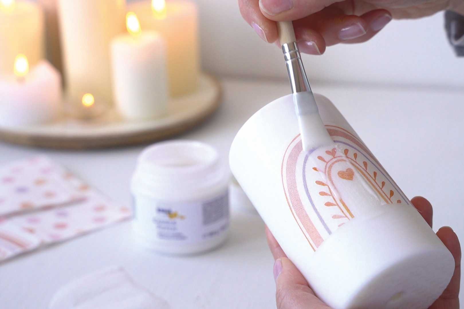 Lepidlo na servítkovú techniku CANDLE POTCH KREUL 150 ml – Obrázok 3