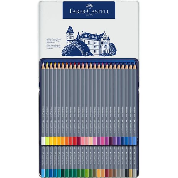 Akvarelové pastelky Goldfaber FABER CASTELL 48 ks – Obrázok 3