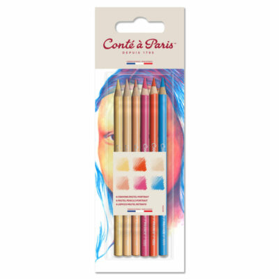 Suchý pastel v ceruzke Conté à Paris 6 ks - Portrait