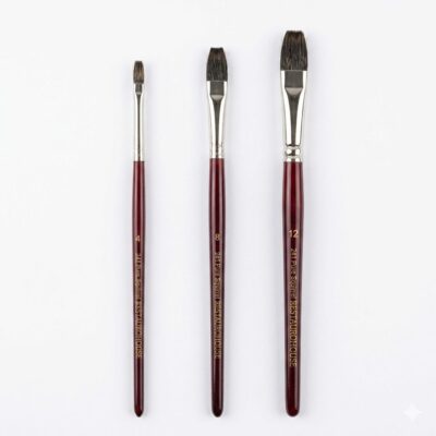 Akvarelový štetec plochý RESTAUROHOUSE – séria 241