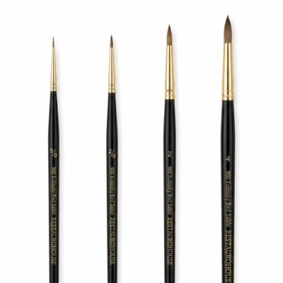 Akvarelový štetec Kolinsky RESTAUROHOUSE – séria 900