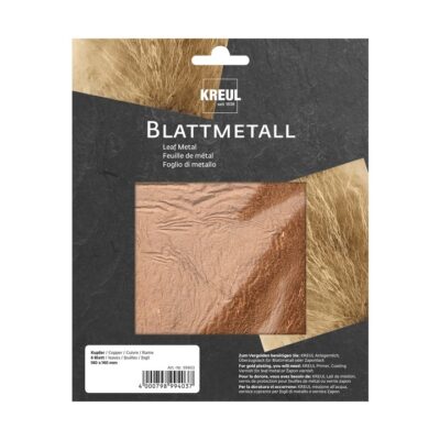 Metalická dekoračná fólia KREUL – Medená (6 ks)
